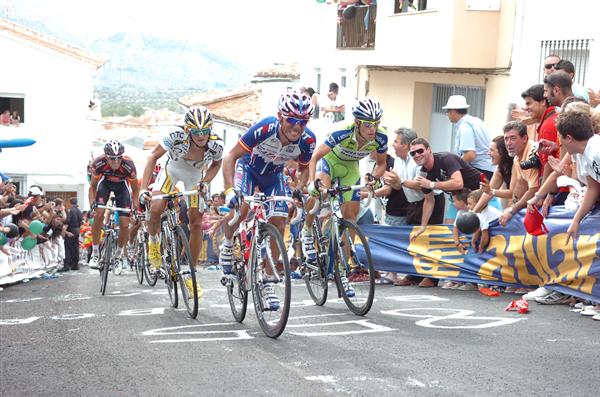 2010 Vuelta Espana - Rodriguez, Nibali, and HTC Rider 2010 Vuelta Espana - Rodriguez, Nibali, and HTC Rider