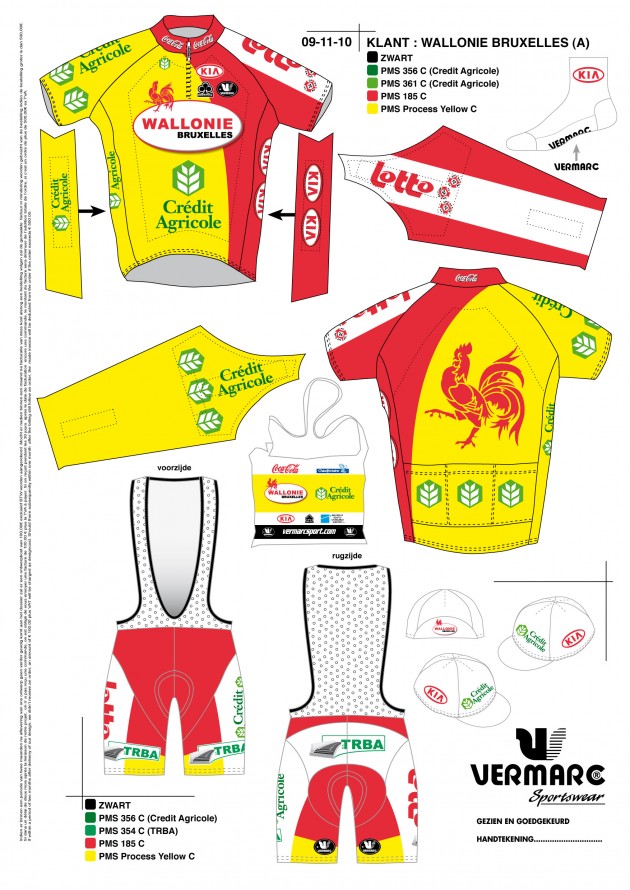2011 Team Kit - Wallonie Bruxelles