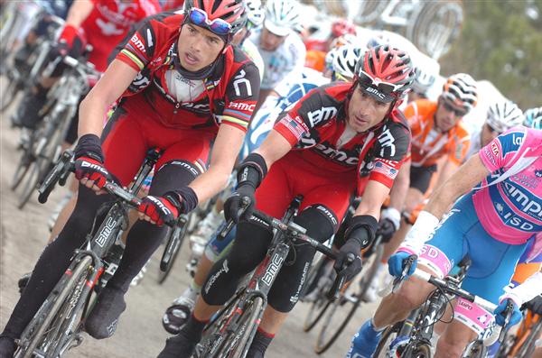 2011 Tirreno-Adriatico - Ballan and Hincapie